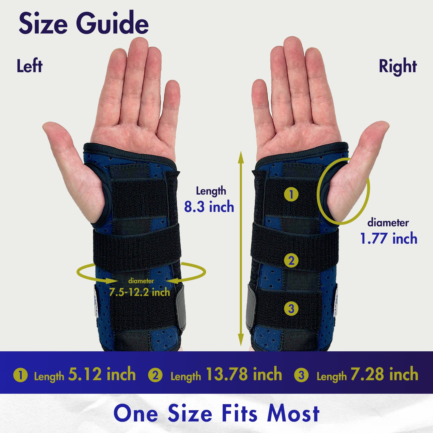 Carpal Tunnel Left Right Hand Wrist Brace for Hand Pain and Sleeping